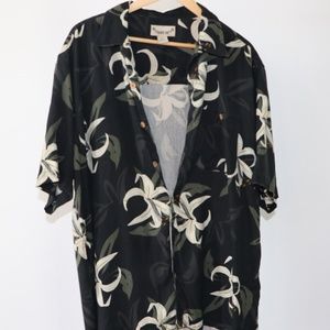 Soft Oversized Hawaiian Button Down